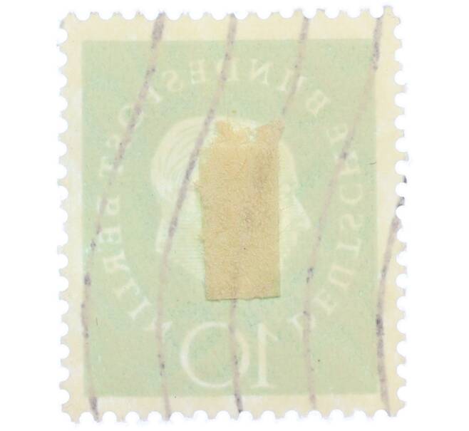 Почтовая марка 10 пфеннигов 1959 года Западная Германия (ФРГ) «Теодор Хойс» (Артикул: T11-37060) — Фото №2