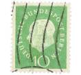 Почтовая марка 10 пфеннигов 1959 года Западная Германия (ФРГ) «Теодор Хойс» (Артикул: T11-37065) — Фото №1