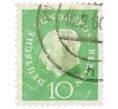 Почтовая марка 10 пфеннигов 1959 года Западная Германия (ФРГ) «Теодор Хойс» (Артикул: T11-37070) — Фото №1