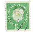 Почтовая марка 10 пфеннигов 1959 года Западная Германия (ФРГ) «Теодор Хойс» (Артикул: T11-37071) — Фото №1