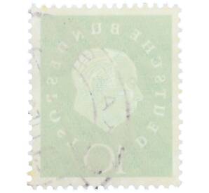 Почтовая марка 10 пфеннигов 1959 года Западная Германия (ФРГ) «Теодор Хойс» — Фото №2