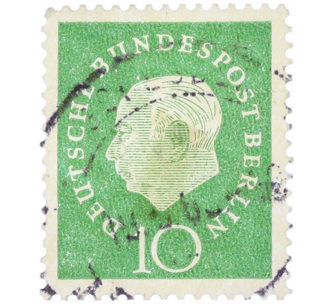 Почтовая марка 10 пфеннигов 1959 года Западная Германия (ФРГ) «Теодор Хойс» (Артикул: T11-37080) — Фото №1