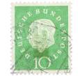 Почтовая марка 10 пфеннигов 1959 года Западная германия (ФРГ) «Теодор Хойс» (Артикул: T11-37091) — Фото №1