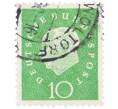 Почтовая марка 10 пфеннигов 1959 года Западная германия (ФРГ) «Теодор Хойс» (Артикул: T11-37092) — Фото №1