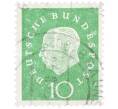 Почтовая марка 10 пфеннигов 1959 года Западная германия (ФРГ) «Теодор Хойс» (Артикул: T11-37093) — Фото №1