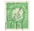 Почтовая марка 10 пфеннигов 1959 года Западная германия (ФРГ) «Теодор Хойс» (Артикул: T11-37096) — Фото №1
