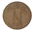 Монета 5 пенни 1916 года Русская Финляндия (Артикул M1-32570)