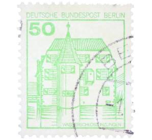 Почтовая марка 50 пфеннигов 1980 года Западная Германия (ФРГ) «Крепости и замки — Замок Инцлинген» — Фото №1