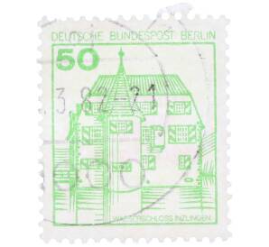 Почтовая марка 50 пфеннигов 1980 года Западная Германия (ФРГ) «Крепости и замки — Замок Инцлинген» — Фото №1