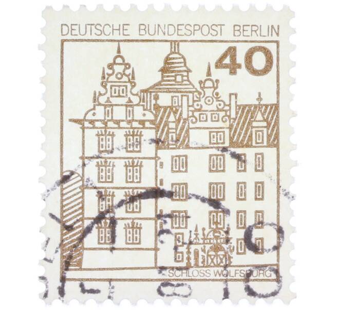 Почтовая марка 40 пфеннигов 1980 года Западная Германия (ФРГ) «Крепости и замки — Вольфсбург» (Артикул: T11-37115) — Фото №1