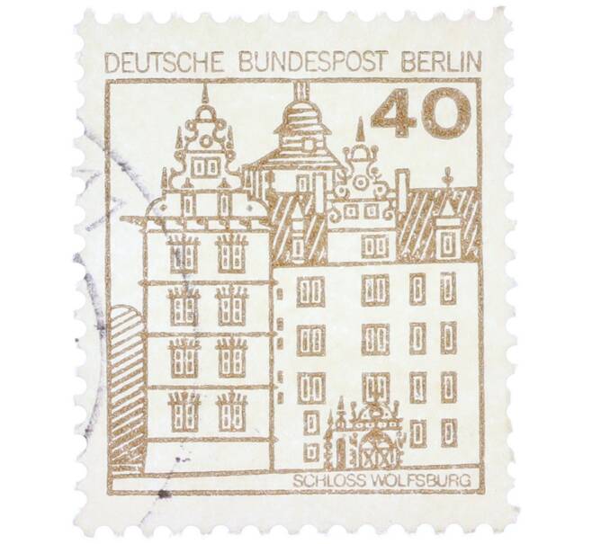 Почтовая марка 40 пфеннигов 1980 года Западная Германия (ФРГ) «Крепости и замки — Вольфсбург» (Артикул: T11-37116) — Фото №1