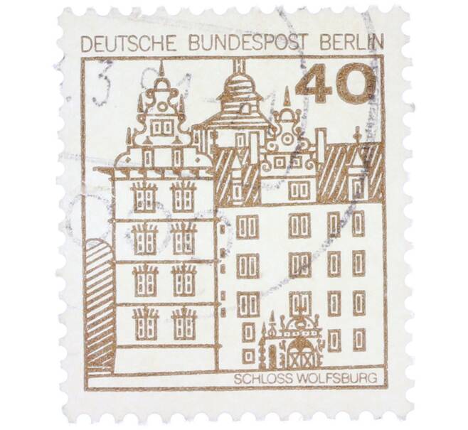 Почтовая марка 40 пфеннигов 1980 года Западная Германия (ФРГ) «Крепости и замки — Вольфсбург» (Артикул: T11-37118) — Фото №1