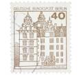 Почтовая марка 40 пфеннигов 1980 года Западная Германия (ФРГ) «Крепости и замки — Вольфсбург» (Артикул: T11-37119) — Фото №1