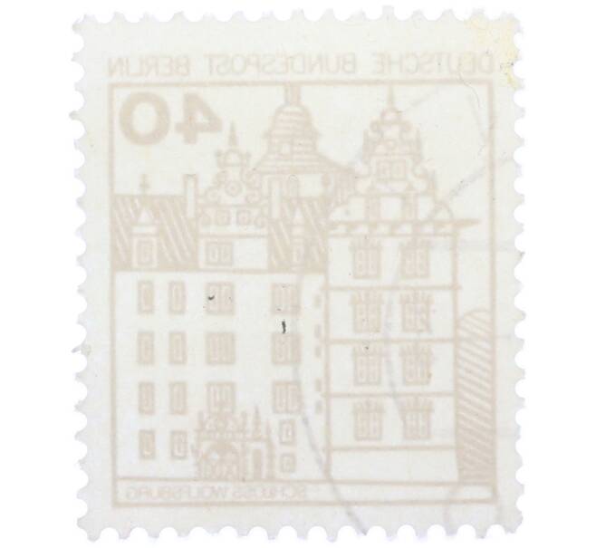 Почтовая марка 40 пфеннигов 1980 года Западная Германия (ФРГ) «Крепости и замки — Вольфсбург» (Артикул: T11-37119) — Фото №2
