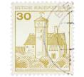 Почтовая марка 30 пфеннигов 1977 года Западная Германия (ФРГ) «Крепости и замки — Замок Людвигштейн» (Артикул: T11-37122) — Фото №1
