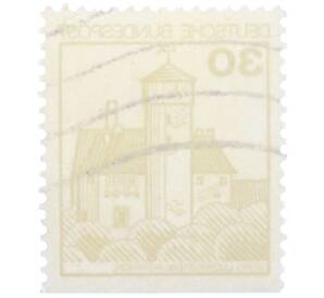 Почтовая марка 30 пфеннигов 1977 года Западная Германия (ФРГ) «Крепости и замки — Замок Людвигштейн» — Фото №2