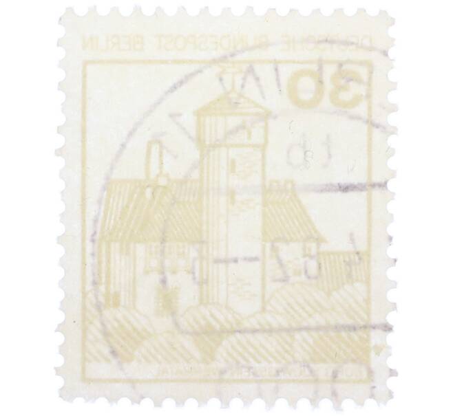 Почтовая марка 30 пфеннигов 1977 года Западная Германия (ФРГ) «Крепости и замки — Замок Людвигштейн» (Артикул: T11-37124) — Фото №2