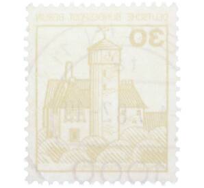 Почтовая марка 30 пфеннигов 1977 года Западная Германия (ФРГ) «Крепости и замки — Замок Людвигштейн» — Фото №2