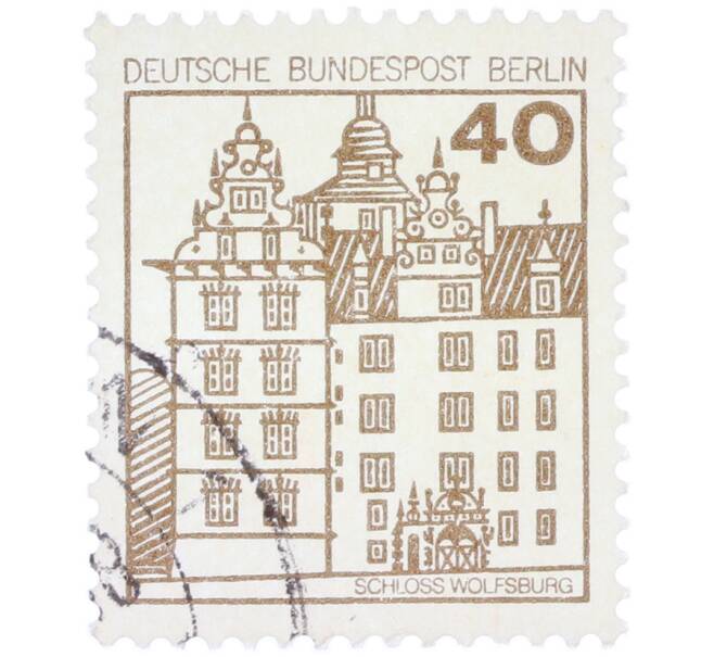 Почтовая марка 40 пфеннигов 1980 года Западная Германия (ФРГ) «Крепости и замки — Вольфсбург» (Артикул: T11-37128) — Фото №1
