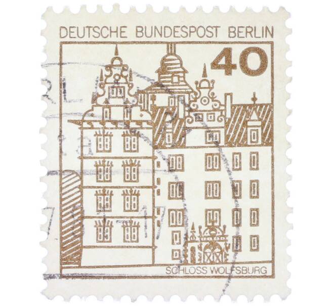 Почтовая марка 40 пфеннигов 1980 года Западная Германия (ФРГ) «Крепости и замки — Вольфсбург» (Артикул: T11-37129) — Фото №1