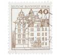 Почтовая марка 40 пфеннигов 1980 года Западная Германия (ФРГ) «Крепости и замки — Вольфсбург» (Артикул: T11-37130) — Фото №1