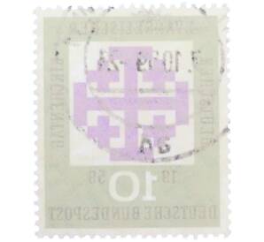 10 пфеннигов 1959 года Западная Германия (ФРГ) «Собрание Немецкой евангелической церкви» — Фото №2