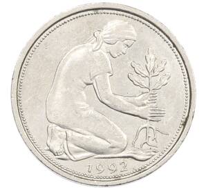 50 пфеннигов 1992 года D Германия — Фото №1