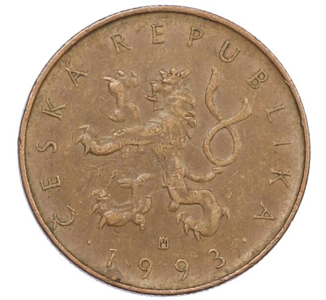 Монета 10 крон 1993 года Чехия (Артикул: T11-37277) — Фото №2