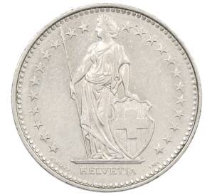 1 франк 1989 года Швейцария — Фото №2