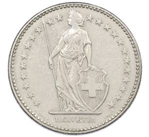 1 франк 1988 года Швейцария — Фото №2