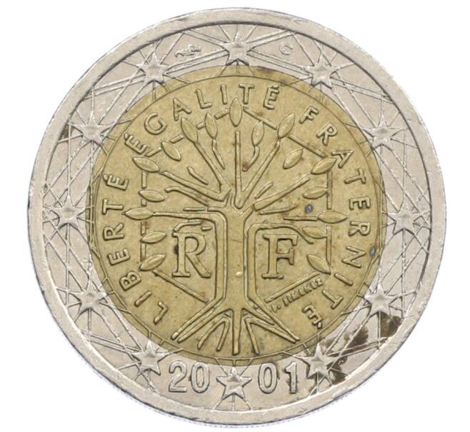 Монета 2 евро 2001 года Франция (Артикул: T11-37336) — Фото №1