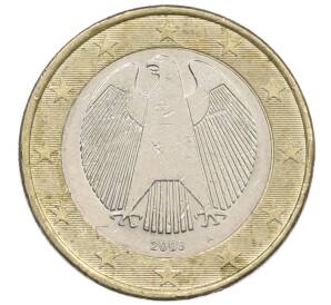 1 евро 2003 года A Германия — Фото №1