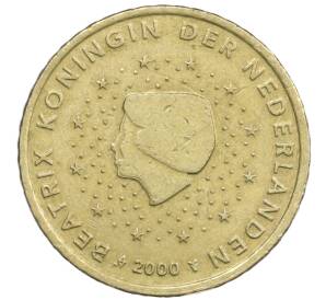 50 евроцентов 2000 года Нидерланды — Фото №1