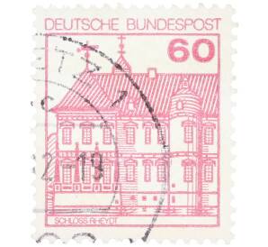 Почтовая марка 60 пфеннигов 1979 года Западная Германия (ФРГ) «Крепости и замки — Райдт» — Фото №1