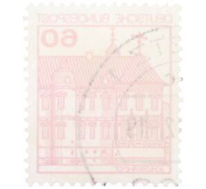 Почтовая марка 60 пфеннигов 1979 года Западная Германия (ФРГ) «Крепости и замки — Райдт» — Фото №2