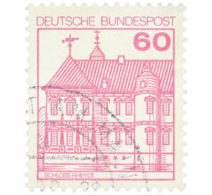 Почтовая марка 60 пфеннигов 1979 года Западная Германия (ФРГ) «Крепости и замки — Райдт» — Фото №1