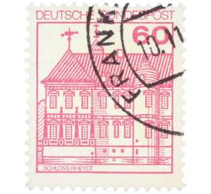 Почтовая марка 60 пфеннигов 1979 года Западная Германия (ФРГ) «Крепости и замки — Райдт» — Фото №1