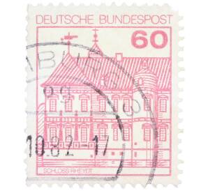 Почтовая марка 60 пфеннигов 1979 года Западная Германия (ФРГ) «Крепости и замки — Райдт» — Фото №1