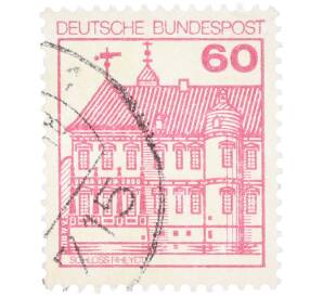 Почтовая марка 60 пфеннигов 1979 года Западная Германия (ФРГ) «Крепости и замки — Райдт» — Фото №1