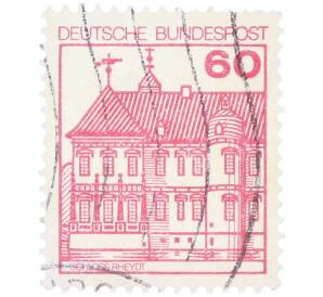 Почтовая марка 60 пфеннигов 1979 года Западная Германия (ФРГ) «Крепости и замки — Райдт» — Фото №1