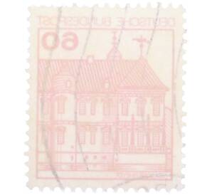 Почтовая марка 60 пфеннигов 1979 года Западная Германия (ФРГ) «Крепости и замки — Райдт» — Фото №2