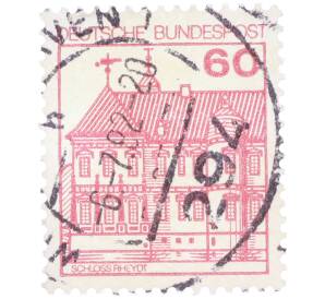 Почтовая марка 60 пфеннигов 1979 года Западная Германия (ФРГ) «Крепости и замки — Райдт» — Фото №1