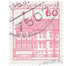 Почтовая марка 60 пфеннигов 1979 года Западная Германия (ФРГ) «Крепости и замки — Райдт» — Фото №1