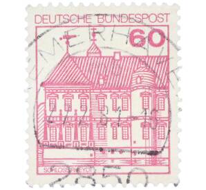 Почтовая марка 60 пфеннигов 1979 года Западная Германия (ФРГ) «Крепости и замки — Райдт» — Фото №1