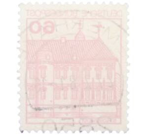 Почтовая марка 60 пфеннигов 1979 года Западная Германия (ФРГ) «Крепости и замки — Райдт» — Фото №2