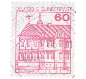 Почтовая марка 60 пфеннигов 1979 года Западная Германия (ФРГ) «Крепости и замки — Райдт» — Фото №1