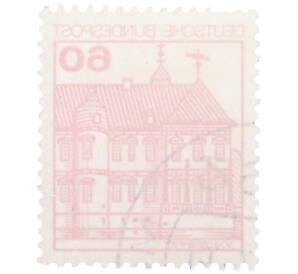 Почтовая марка 60 пфеннигов 1979 года Западная Германия (ФРГ) «Крепости и замки — Райдт» — Фото №2