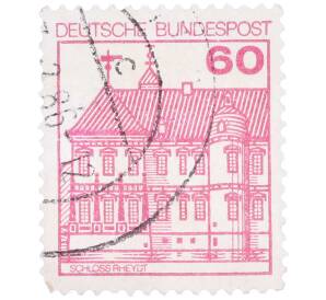 Почтовая марка 60 пфеннигов 1979 года Западная Германия (ФРГ) «Крепости и замки — Райдт» — Фото №1