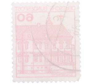 Почтовая марка 60 пфеннигов 1979 года Западная Германия (ФРГ) «Крепости и замки — Райдт» — Фото №2