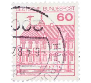 Почтовая марка 60 пфеннигов 1979 года Западная Германия (ФРГ) «Крепости и замки — Райдт» — Фото №1